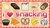 i love snacking