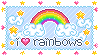 i love rainbows