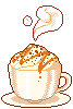 hot caramel coffee