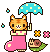 cat in the rain