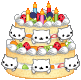 nyan nyan nyanko cake